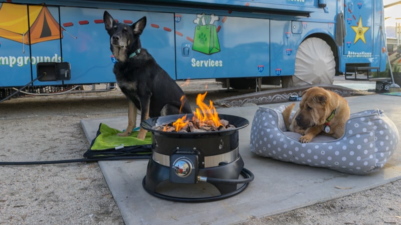 Hooking Up A Propane Fire Pit To An RV Quick-Connect